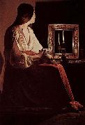 Georges de La Tour The Penitent Magdalene, Metropolitan oil painting reproduction